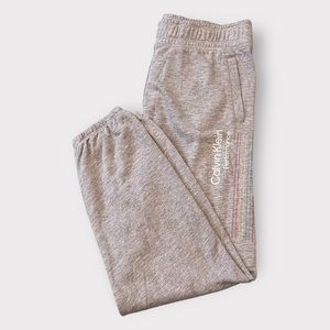 NWT Calvin Klein This Is Love Pride Performance Gray‎ Jogger Womens Size L